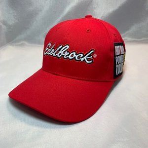 New Edelbrock 2018 Hot Rod Power Tour Red Strapback Hat NWOT